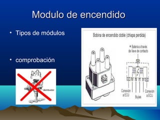Modulo de encendido
• Tipos de módulos



• comprobación
 