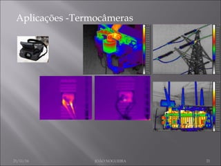 Aplicações -Termocâmeras
21/11/16 21JOÃO NOGUEIRA
 