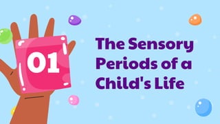 The Sensory
Periods of a
Child's Life
01
 