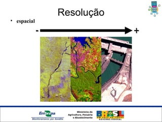 Resolução
• espacial
             -                         +




                 Unidade Síntese
 