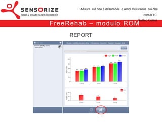 ₺Misura ciò che è misurabile e rendi misurabile ciò che non lo è₺
                                                               Galileo Galilei


F re e Re h a b – m o d u l o RO M
         REPORT - stampa
 