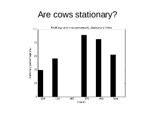 Are cows stationary?
 