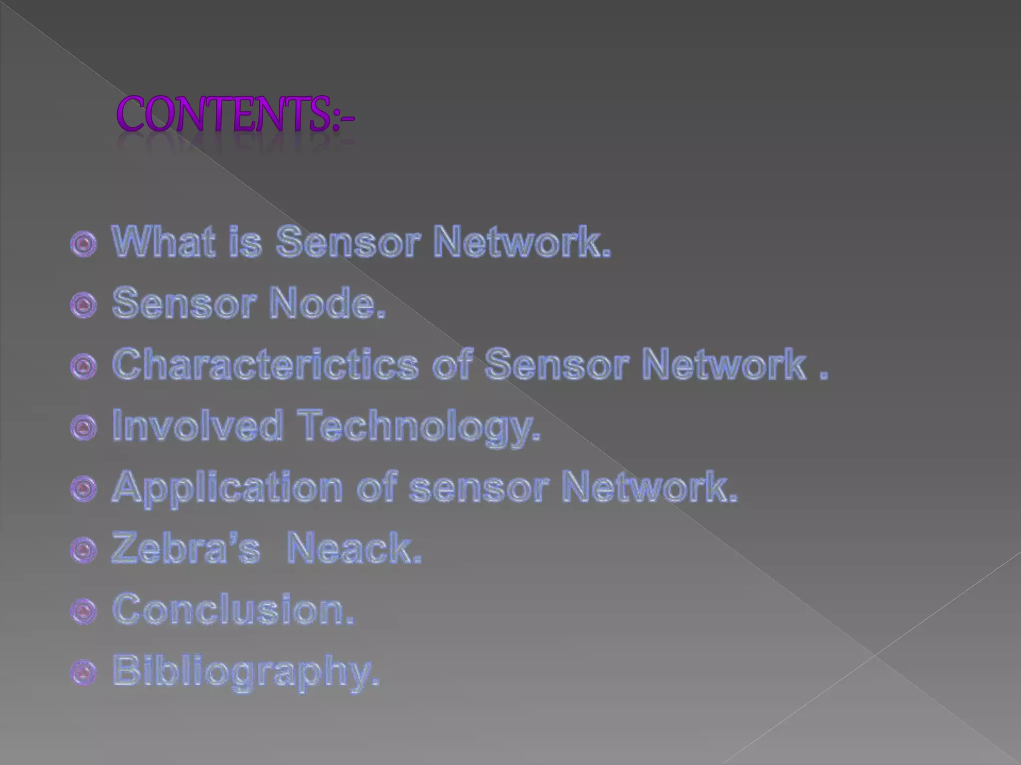 Sensor network | PPT