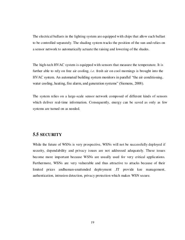 seminar report on wireless Sensor network