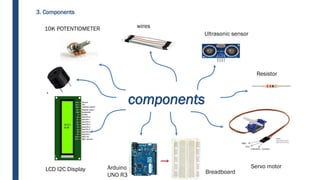 distance measurement sensor using Arduino . | PPTX