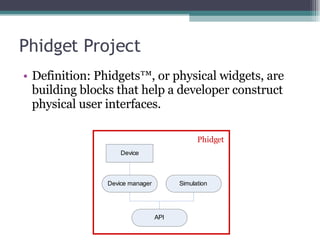 Phidget sensors | PPT