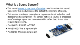 Sensors in IOT | PPTX