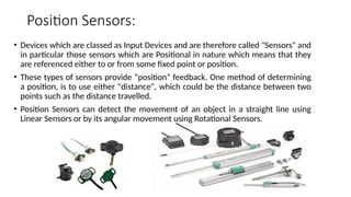 Comprehensive Overview of Position and Proximity Sensors in Robotics | PPTX