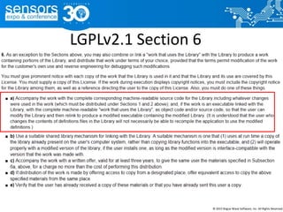 LGPLv2.1 Section 6
© 2015 Rogue Wave Software, Inc. All Rights Reserved.
 