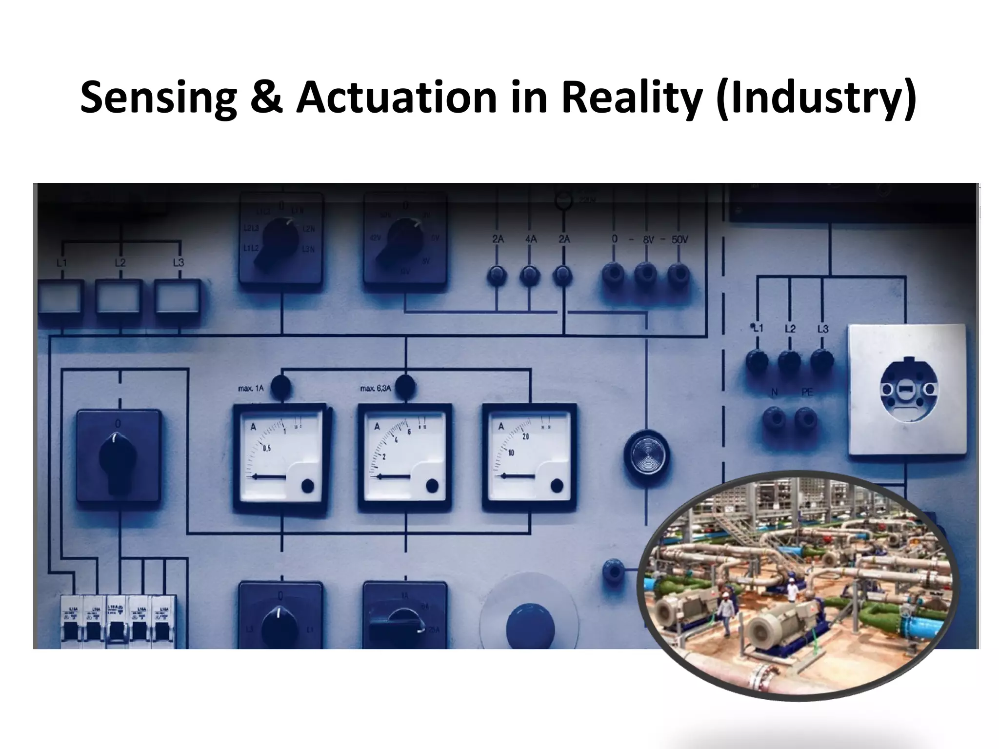 Sensing & Actuation in Reality (Industry)
 