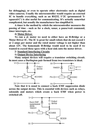 Sensors and microcontroller interfacing | PDF