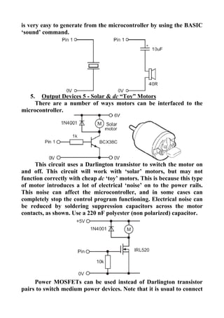 Sensors and microcontroller interfacing | PDF