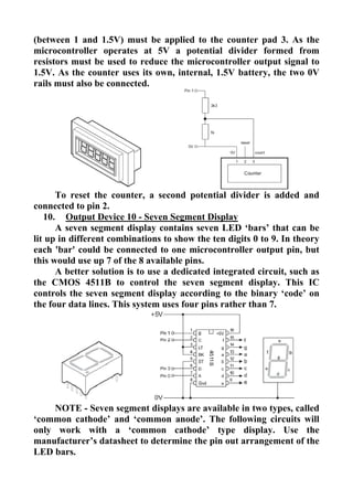 Sensors and microcontroller interfacing | PDF