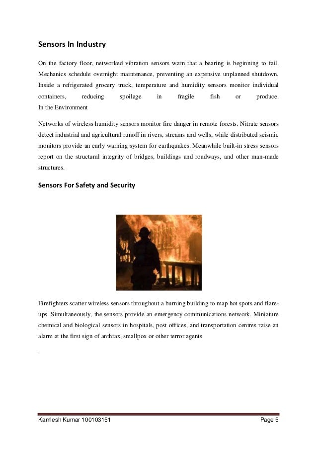 Sensors in Everyday Life