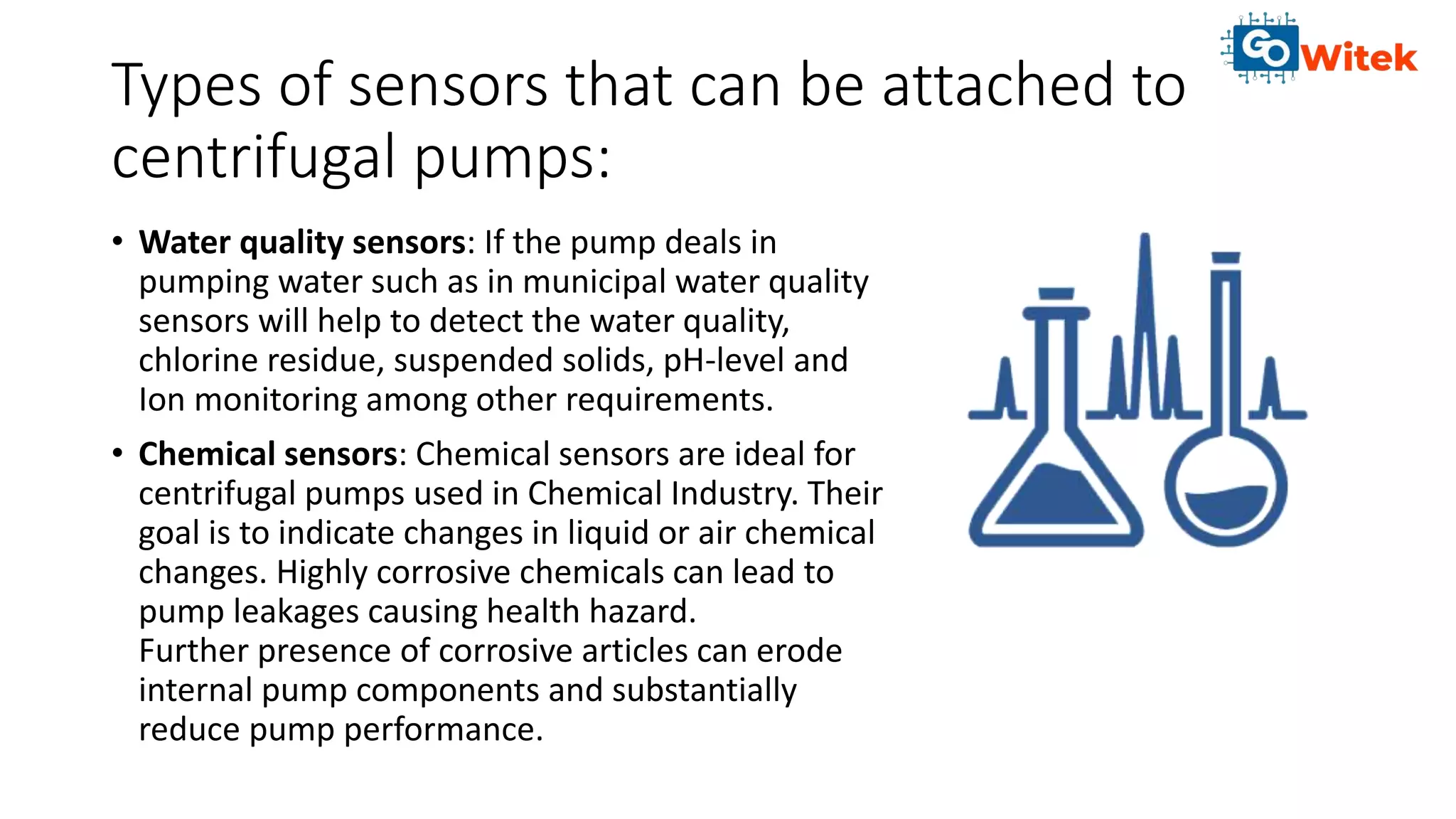 Sensors for industrial centrifugal pumps | PPT