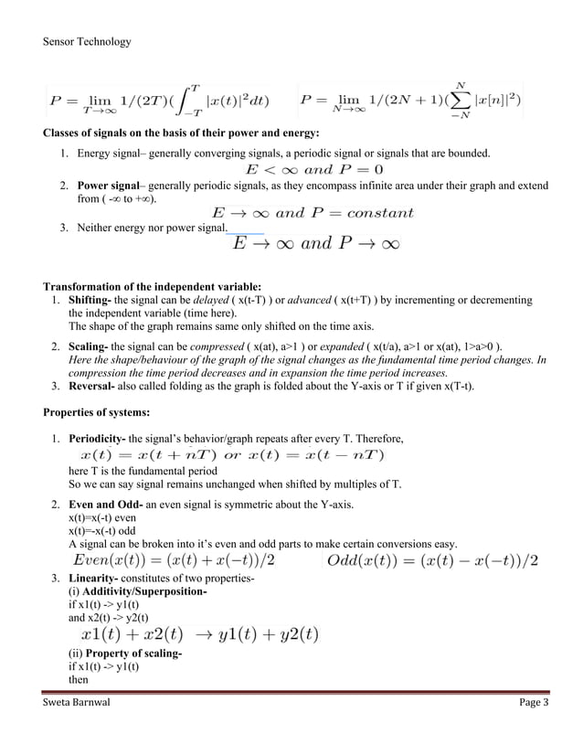 Sensors fundamentals and characteristics, physical principle of sensing PDF
