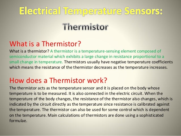 working principals of various sensors how an rtd works