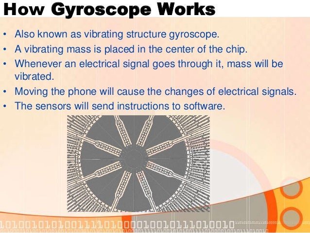 sensors inside gyro sensor how it works