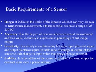 Sensor Range Formula Comprehensive Overview of Sensors and Their Applications in Modern ...