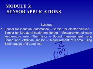 Comprehensive Overview of Sensors and Their Applications in Modern ...
