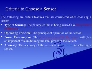 Comprehensive Overview of Sensors and Their Applications in Modern ...