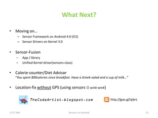 Sensors on android | PDF