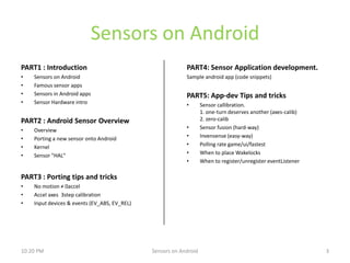 Sensors on android | PDF