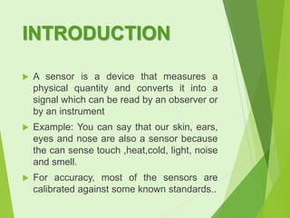 Sensor technology | PPTX