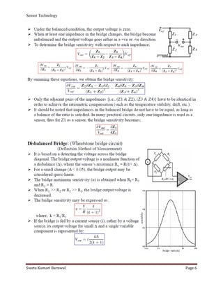 Sensor technology module-3-interface electronic circuits | PDF
