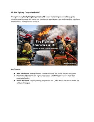 Sensor Tech: Advanced Fire Safety & Protection Solutions | PDF