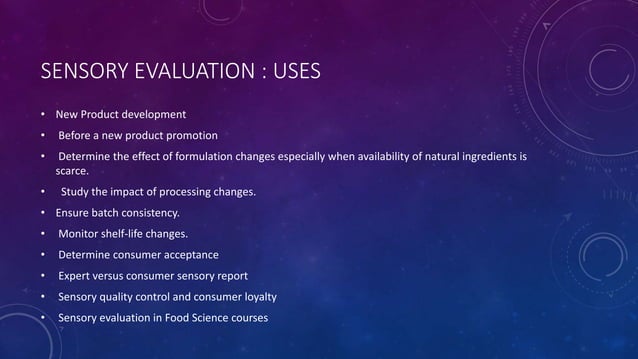 SENSORY-EVALUATION (1).pptx | Perfume and Fragrance | Beauty