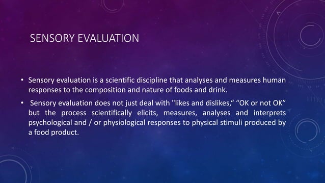 SENSORY-EVALUATION (1).pptx | Perfume and Fragrance | Beauty