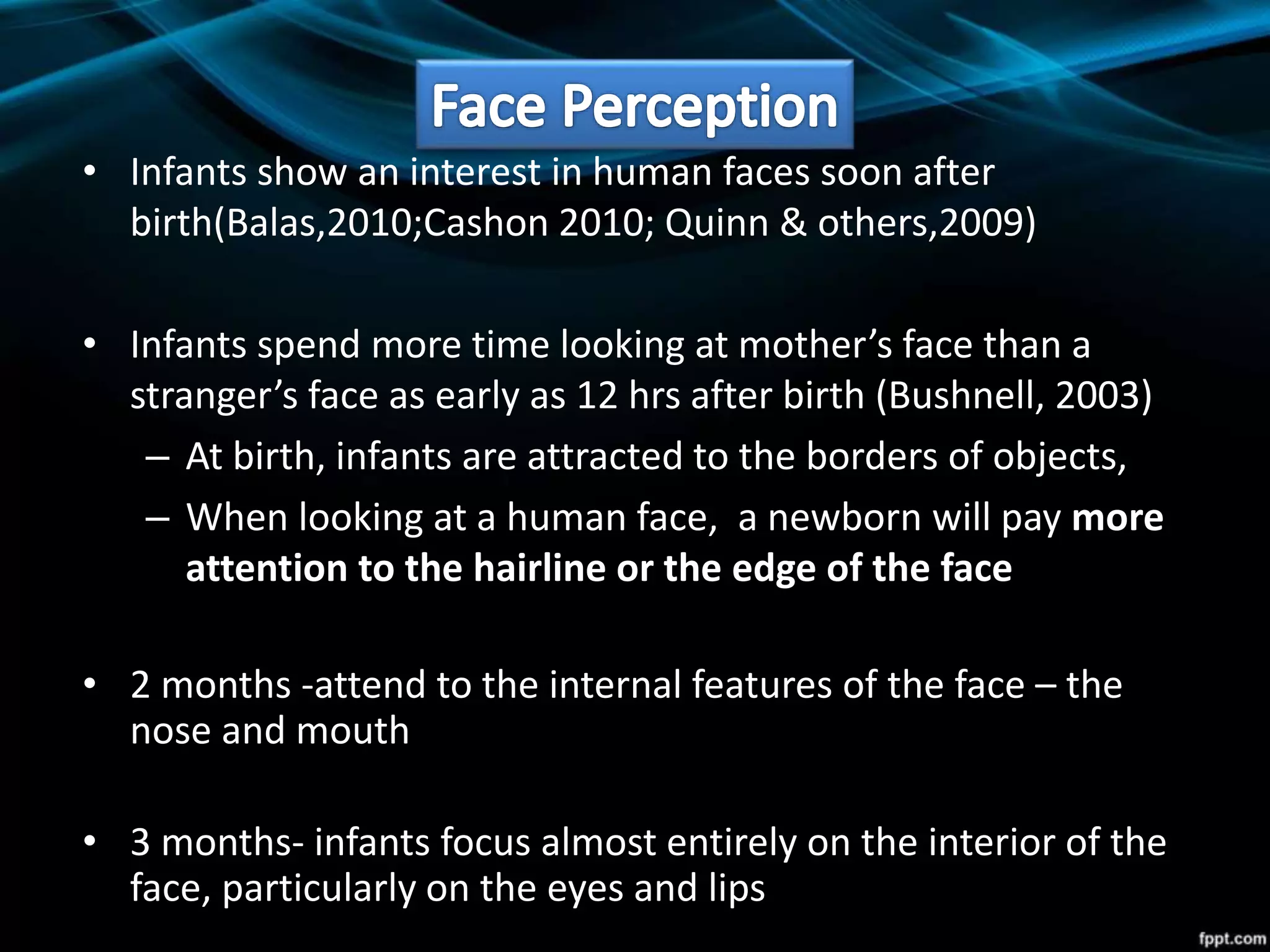 Sensory and perceptual development | PPTX