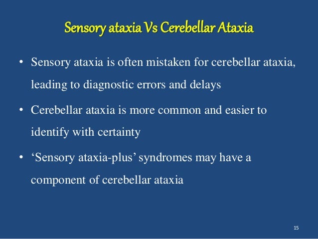 sensory ataxia