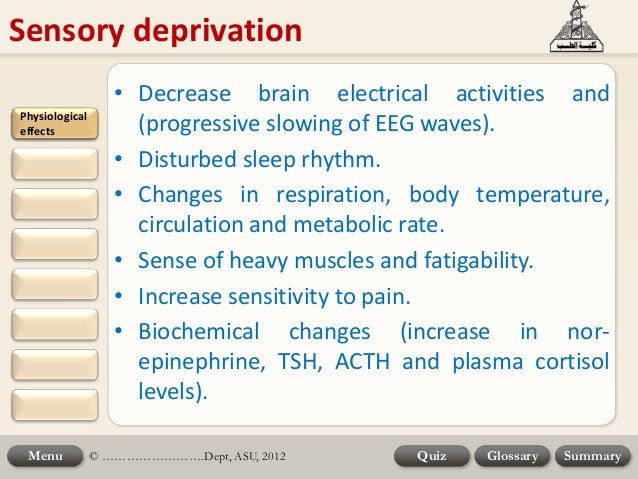 Sensory Deprivation sensory-deprivation
