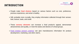 Research Model Culinary Sensory Evaluation Of Food - FoodResearchLab | PDF