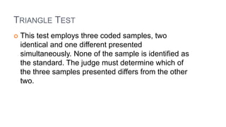 Sensory Evaluation Of the Food Products.ppt