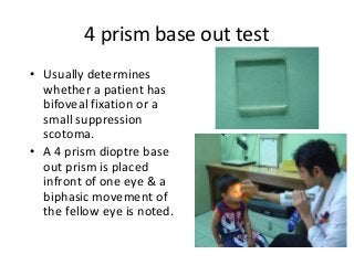 Sensory evaluation of strabismus | PPT