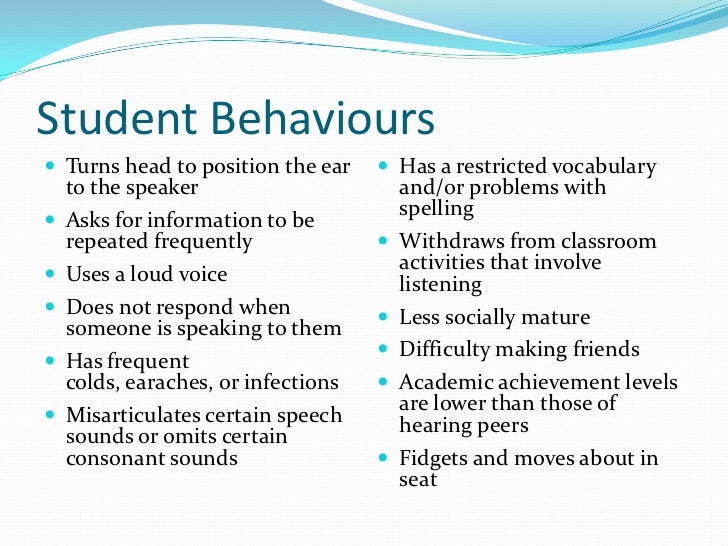 Sensory Impairments Presentation