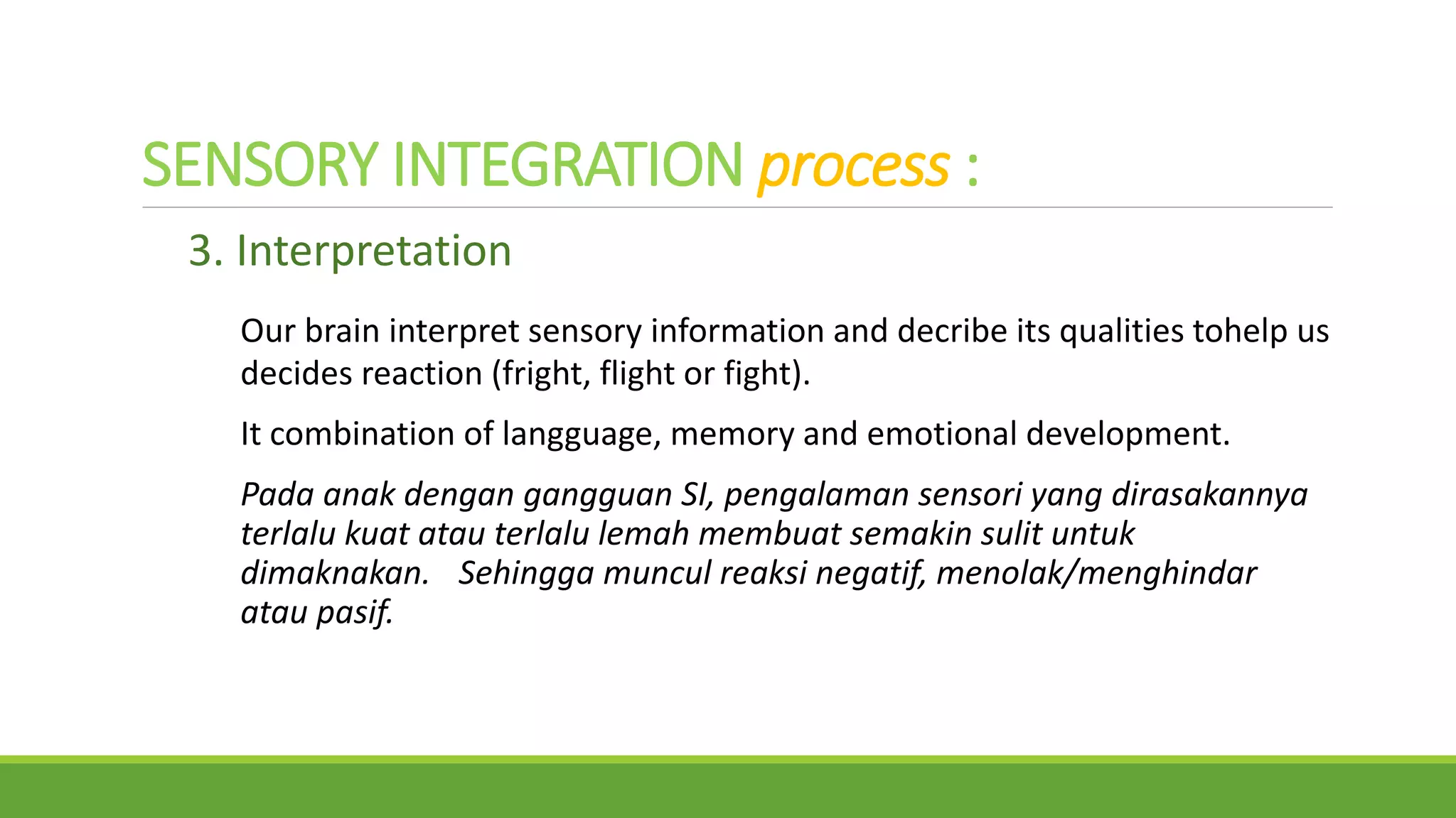 Sensory Integration in Children | PPTX | Brain and Nervous System ...