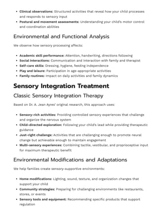 Understanding Sensory Integration and Processing | PDF