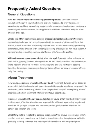 Understanding Sensory Integration and Processing | PDF