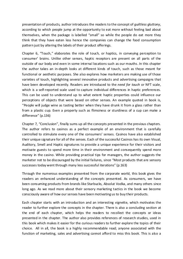 5 senses essay