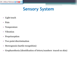 Sensory & Motor Examinations.pptx