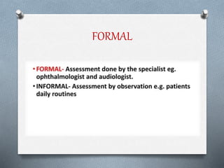 SENSORY NEEDS B.SC. NURSING SEMESTER II. | PPTX