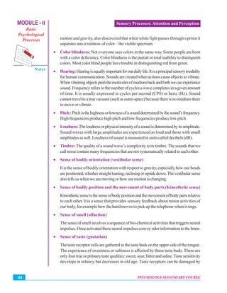 Sensory processes attention and perception | PDF