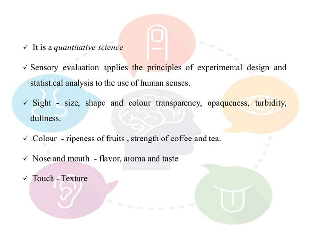 Sensory Evaluation and Quality Control | PPTX | Food Industry | Industries