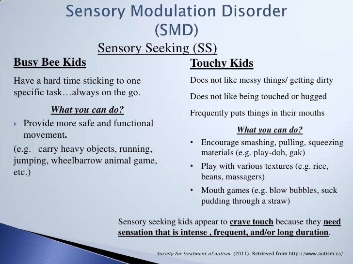 sensory seeking treatment Types of sensory processing disorders there are certain subtypes of sensory processing disorder that may alter the course of treatment and diagnosis. sensory seeking treatment Types of sensory processing disorders there are certain subtypes of sensory processing disorder that may alter the course of treatment and diagnosis.