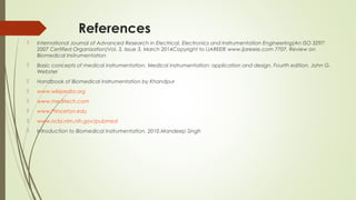 Sensory systems instrumentation | PPT