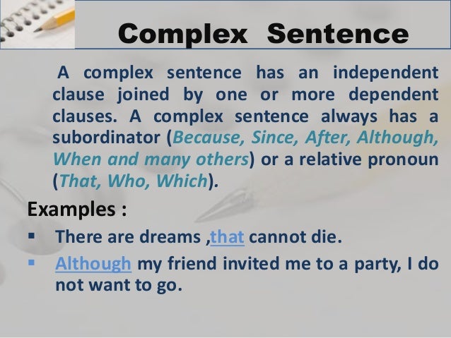 Sentances